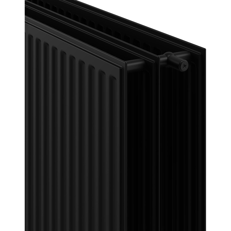 Mexen CH30 Hügieeni plaatradiaator 600 x 700 mm, külgühendus, 1056 W, must - W430H-060-070-70