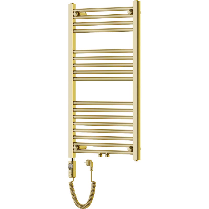 Mexen Mars elektrisk radiator 900 x 500 mm, 300 W, guld - W110-0900-500-2300-50