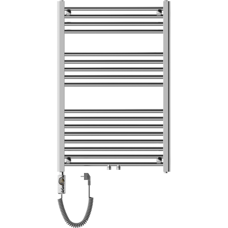Mexen Mars elektrisk radiator 900 x 600 mm, 300 W, krom - W110-0900-600-2300-01