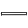 Mexen CH30 Hygiene Plattenheizkörper 600 x 2200 mm, seitliche Anschluss, 3319 W, schwarz - W430H-060-220-70