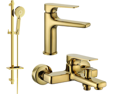 Mexen Lynx DQ40 vannikomplekt, kuldne - 745903DQ40-50