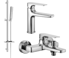 Mexen Lynx DQ72 conjunto de bañera, cromo - 745903DQ72-00
