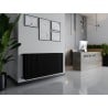 Mexen CH30 Hygiene Heizkörperplatte 900 x 2600 mm, seitliche Anschlüsse, 5367 W, schwarz - W430H-090-260-70