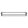 Mexen CH30 Hygiene Heizkörperplatte 900 x 2600 mm, seitliche Anschlüsse, 5367 W, schwarz - W430H-090-260-70
