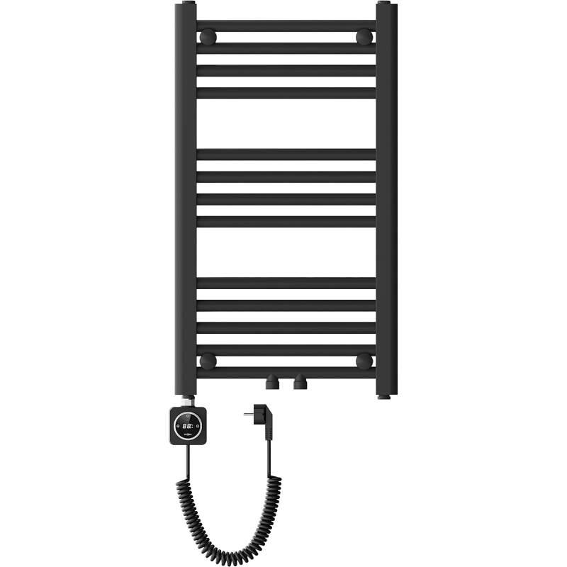 Mexen Mars elektrisk radiator 700 x 400 mm, 300 W, svart - W110-0700-400-6300-70