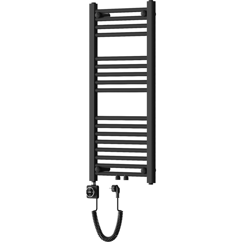 Mexen Mars elektrisk radiator 900 x 400 mm, 300 W, svart - W110-0900-400-6300-70