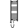 Mexen Mars elektrischer Heizkörper 900 x 400 mm, 300 W, schwarz - W110-0900-400-6300-70