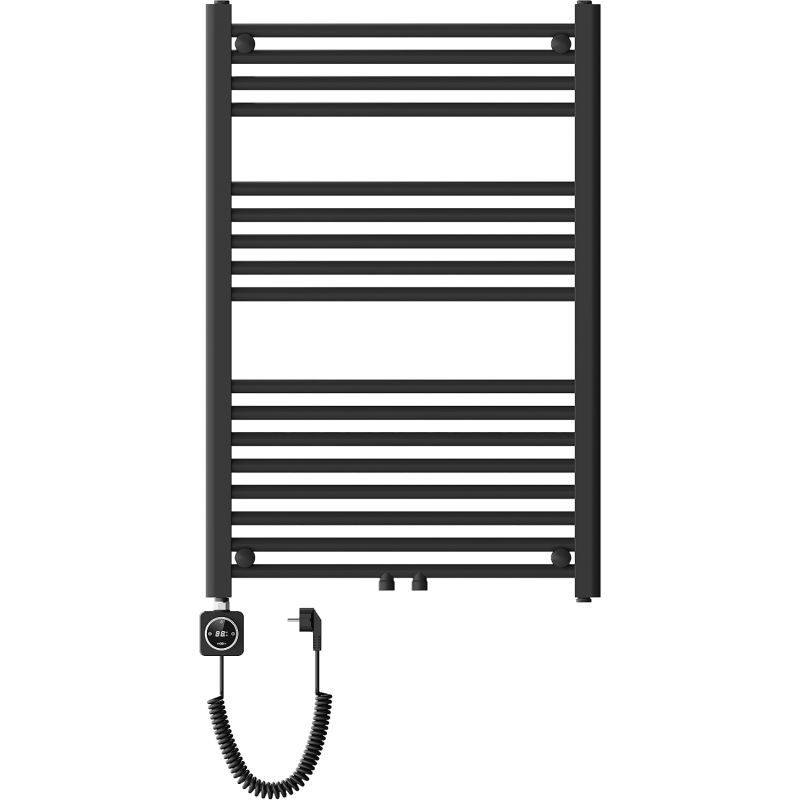 Mexen Mars elektrisk radiator 900 x 600 mm, 400 W, svart - W110-0900-600-6400-70