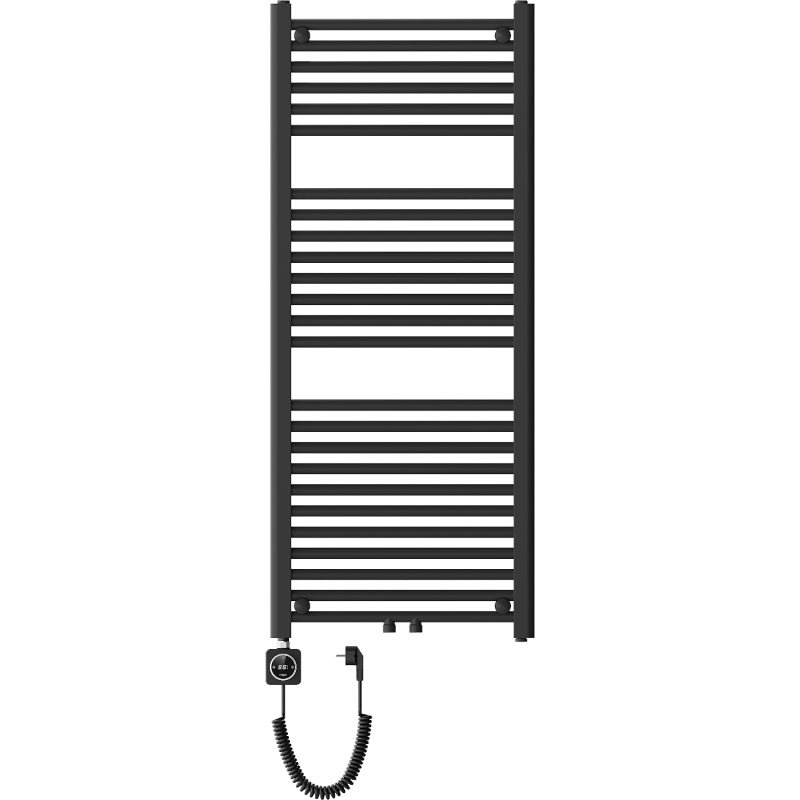 Mexen Mars elektrisk radiator 1200 x 500 mm, 500 W, svart - W110-1200-500-6500-70