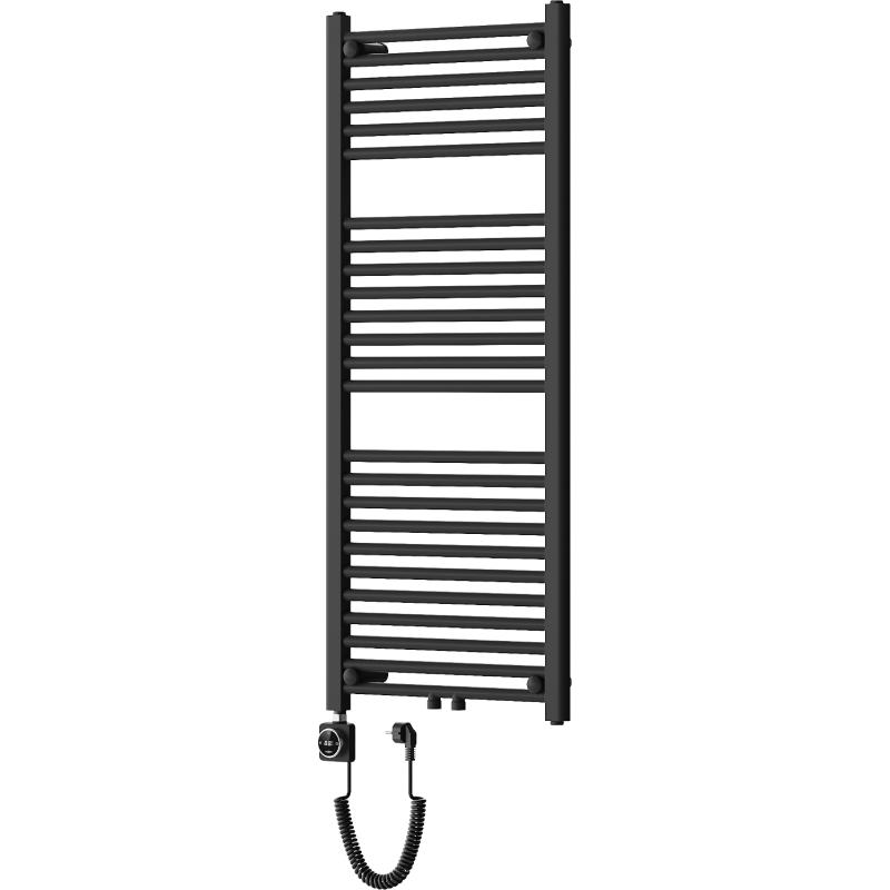 Mexen Mars elektrisk radiator 1200 x 500 mm, 500 W, svart - W110-1200-500-6500-70