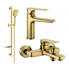 Mexen Lynx DF62 Badewannen-Set, gold - 745903DF62-50