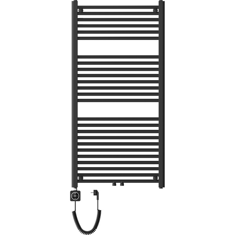 Mexen Mars elektriradiaator 1200 x 600 mm, 600 W, must - W110-1200-600-6600-70