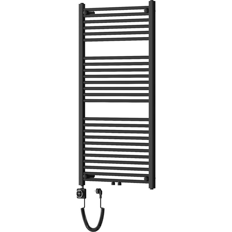 Mexen Mars elektrisk radiator 1200 x 600 mm, 600 W, svart - W110-1200-600-6600-70