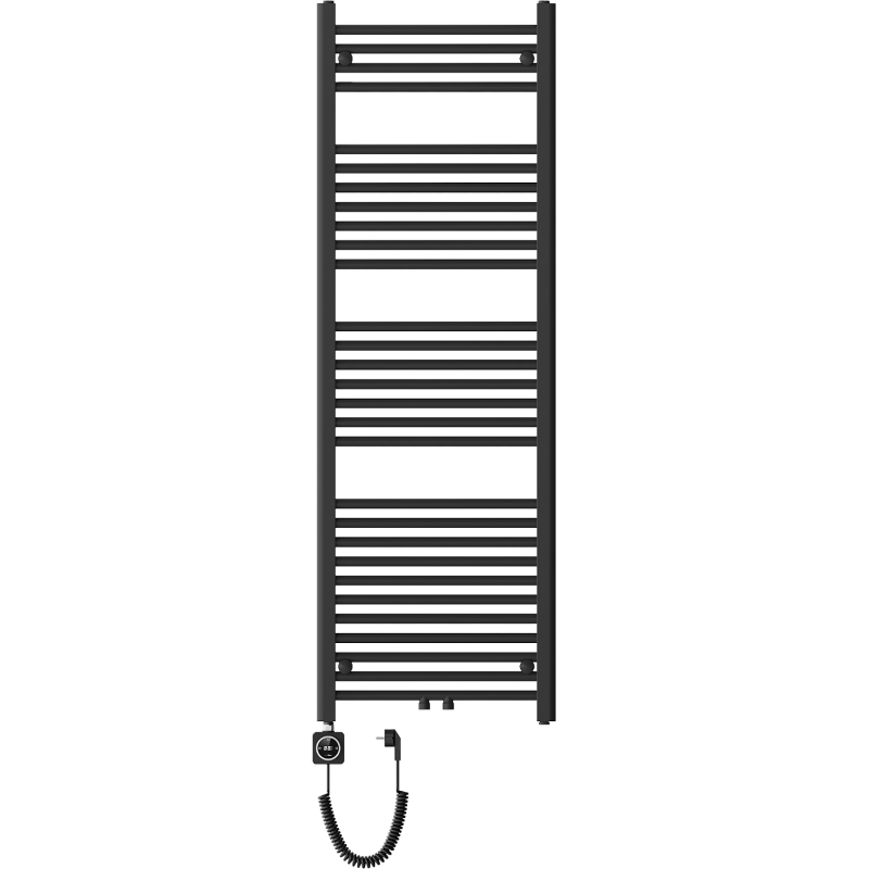 Mexen Mars elektrisk radiator 1500 x 500 mm, 600 W, svart - W110-1500-500-6600-70