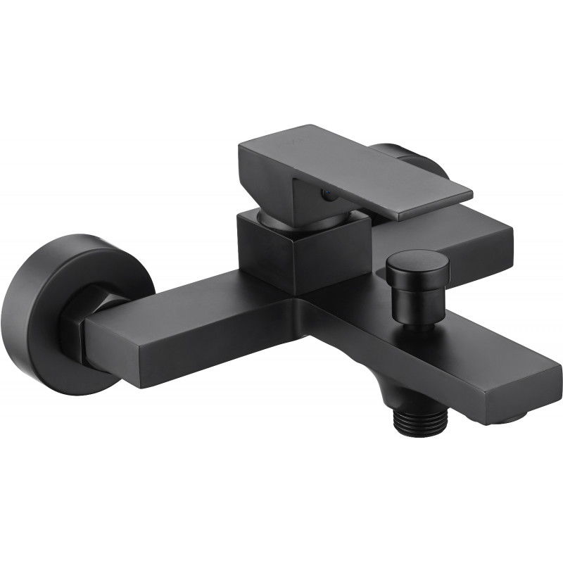 Mexen Uno grifo de bañera, negro - 71430-70