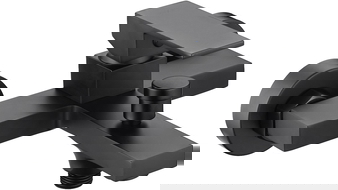 Mexen Uno grifo de bañera, negro - 71430-70