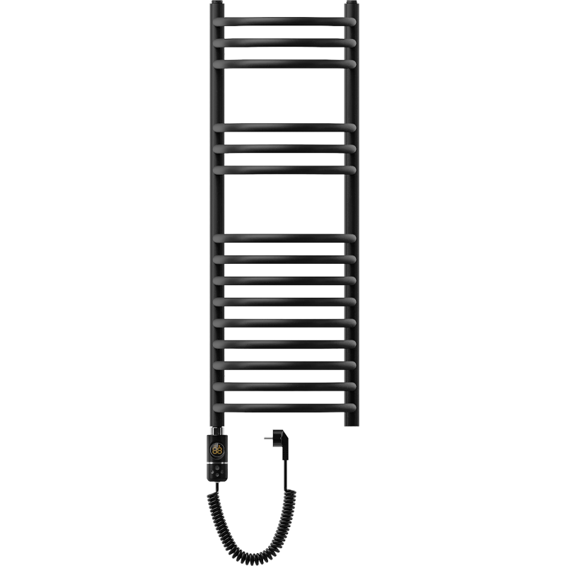 Mexen Eros elektrisk radiator 900 x 318 mm, 300 W, svart - W112-0900-318-2300-70