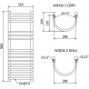 Mexen Eros elektriradiaator 900 x 318 mm, 300 W, must - W112-0900-318-2300-70