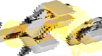 Mexen Uno badkarsblandare, guld - 71430-50