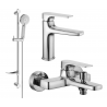 Mexen Lynx DF40 set da bagno, cromo - 745903DF40-00