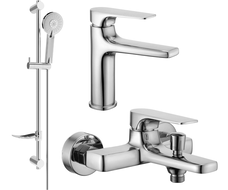 Mexen Lynx DF40 ensemble de baignoire, chrome - 745903DF40-00