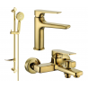 Mexen Lynx DF40 Bath Set, Gold - 745903DF40-50
