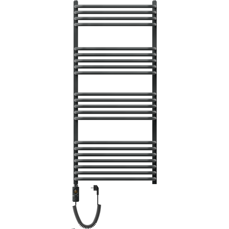 Mexen Apollo elektrisk radiator 1210 x 550 mm, 600 W, antracit - W117-1210-550-2600-66
