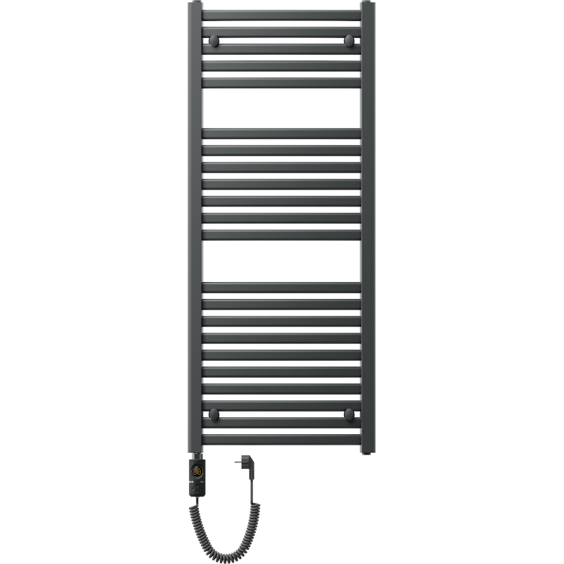 Mexen Helios elektrisk radiator 1200 x 500 mm, 600 W, antracit - W103-1200-500-2600-66