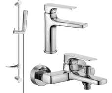 Mexen Lynx DF72 Ensemble de bain, chrome - 745903DF72-00