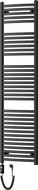 Mexen Helios ηλεκτρικό καλοριφέρ 1800 x 500 mm, 900 W, μαύρο - W103-1800-500-2900-70