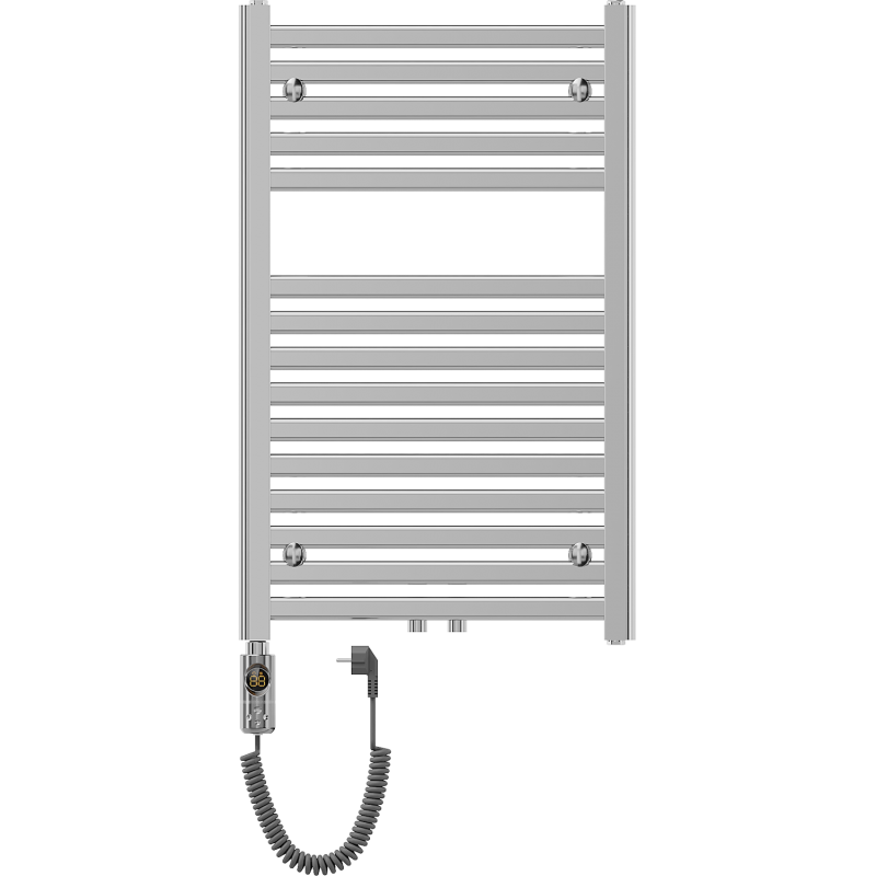 Mexen Hades elektrisk radiator 800 x 500 mm, 300 W, krom - W104-0800-500-2300-01