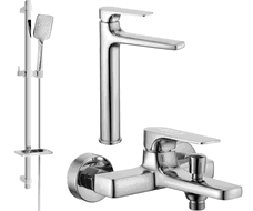 Mexen Lynx DQ62 Badewannen-Set, Chrom - 745913DQ62-00