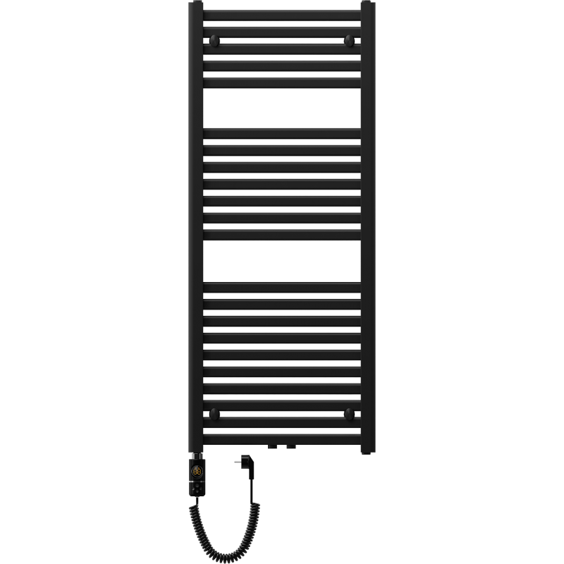 Mexen Hades elektrisk radiator 1200 x 500 mm, 600 W, svart - W104-1200-500-2600-70