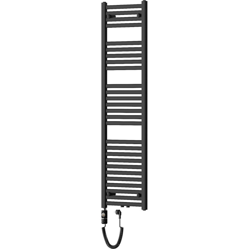Mexen Hades radiador eléctrico 1500 x 400 mm, 600 W, negro - W104-1500-400-2600-70