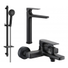 Mexen Lynx DQ40 vannitoa komplekt, must - 745913DQ40-70