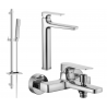 Mexen Lynx DQ72 Ensemble de bain, chromé - 745913DQ72-00