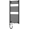 Mexen Uran elektrisk radiator 1200 x 600 mm, 600 W, svart - W105-1200-600-2600-70