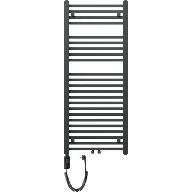 Mexen Pluton radiador eléctrico 1200 x 500 mm, 600 W, antracita - W106-1200-500-2600-66