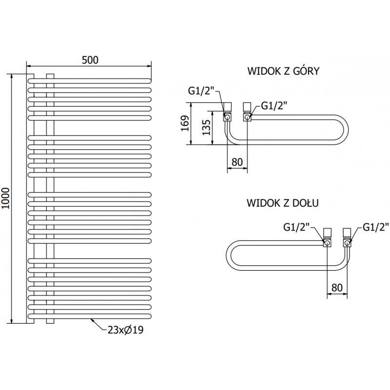 Mexen Amor elektreschen Heizung 1000 x 500 mm, 900 W, schwaarz - W120-1000-500-2900-70