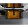 Mexen Megan Glaswaschbecken Aufsatz 56 x 36 cm, gold - 24135650