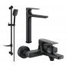 Mexen Lynx Conjunto de banheira DF62, preto - 745913DF62-70