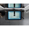Mexen Megan Glas-Waschtischaufsatz 56 x 36 cm, blau - 24135647