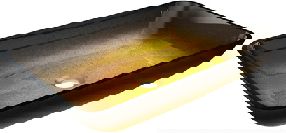 Mexen Megan stikla virsmas izlietne 56 x 36 cm, tumši zelta - 24135651