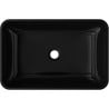 Mexen Megan lavabo en verre à poser 56 x 36 cm, noir - 24135670