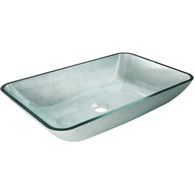 Mexen Megan glass countertop sink 56 x 36 cm, silver - 24135611