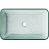 Mexen Megan glass countertop sink 56 x 36 cm, silver - 24135611