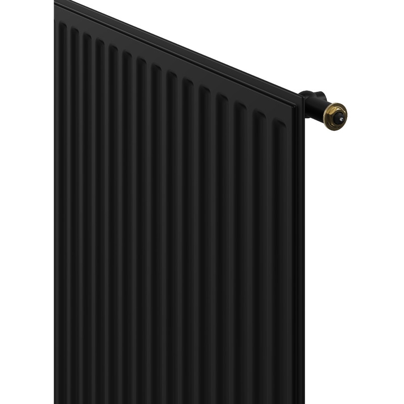 Mexen CVH10 Hügieeni plaatradiaator 300 x 1600 mm, alumine ühendus, 530 W, must - W610H-030-160-70