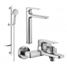 Mexen Lynx DF40 vannikomplekt, kroom - 745913DF40-00