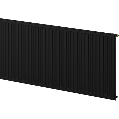 Mexen CVH10 Radiateur hygiénique à plaque 400 x 1500 mm, connexion inférieure, 648 W, noir - W610H-040-150-70