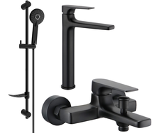 Mexen Lynx DF40 conjunto de banheira, preto - 745913DF40-70